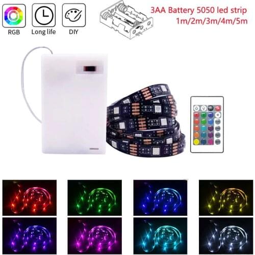 LED Strip 2835 5050SMD RGB Light DC5V 1M 2M 3M 4M 5M Flexible LED Lights Strip White for TV Backlight Lighting Night light