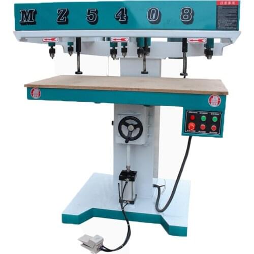 Vertical Woodworking Drill Machinery Multi-Axis Drilling Machine Pneumatic Plate Furniture Row Drilling Puncher Machine 380V