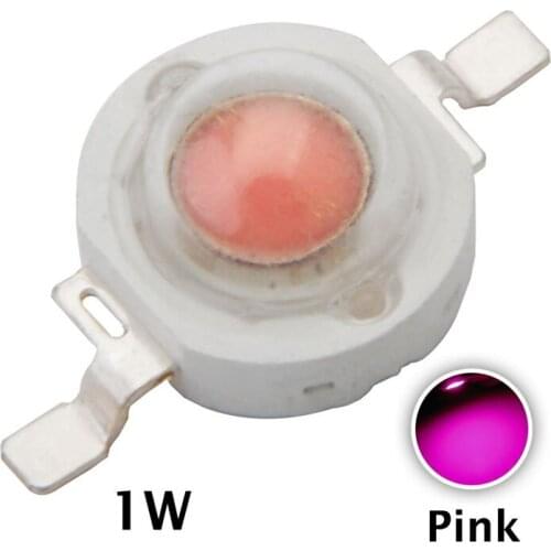 10pcs/lot 45mil 110lm/w Epistar pink 1w 3w 10w 20w 30w 50w 100w LED bread chip LED lamp light use of plant lighting