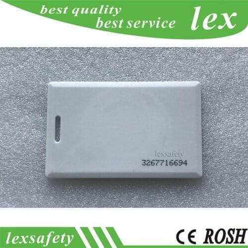 100pcs RFID Card 125Khz T5577 RFID Clamshell Thick Smart Cards Access Control For Access Control System Rewritable Smart Card