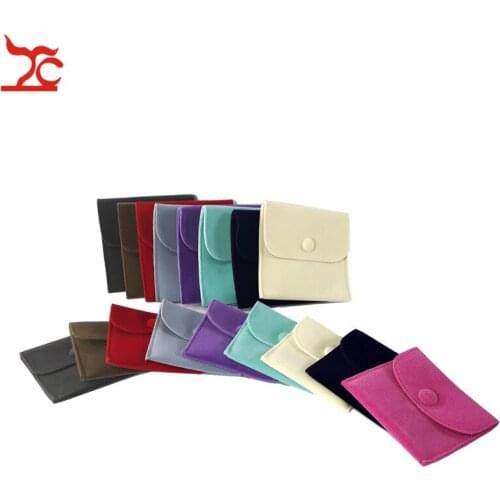 8 Colors Velvet Jewelry Organizer Pouch Carrying Case Mini Bead Necklace Hand Bag Bracelet Ring Coin Jewelry Organizer Gift Bag
