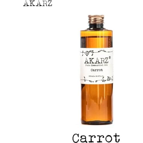 Carrot essential oil AKARZ Top Brand body face skin care spa message fragrance lamp Aromatherapy Carrot oil