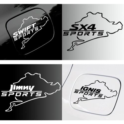 Car Accessories For Suzuki Swift SX4 Jimny Ignis Alto Samurai Baleno Grand Tank Cap Trunk Fashion Creative Decoration Sticker