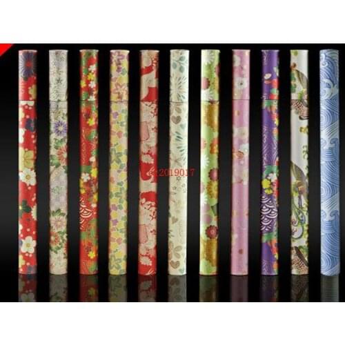 300pcs Japan Style Paper Incense Tube Colorful Thickening Incense Barrel Small Storage Box for 10g Joss Stick Handmade