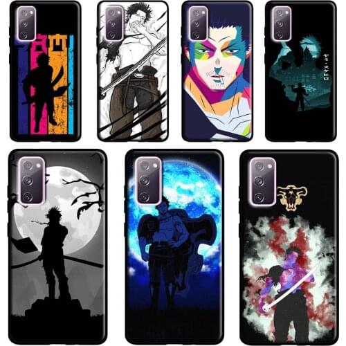 Yami Sukehiro Black Clover Anime Case For Samsung Galaxy S20 FE S21 Ultra Note 20 Note9 Note10 S8 S10 S9 Plus S10e Coque