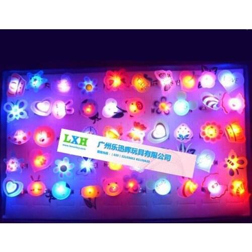 Kids Light up Toys for Children Outdoor Party Bar flash Soft Luminous Ring flashing Finger Lights Toys 50PCS/LOT Free Shipping