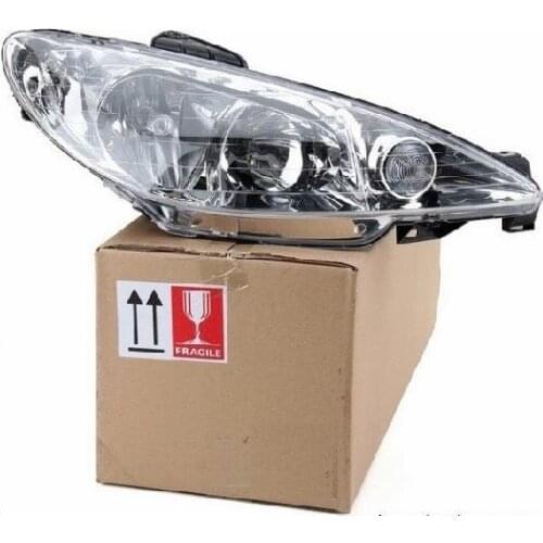HEADLIGHT LEFT ELECTRIC (H7 & H7) PEUGEOT 206 GTI SPORT 2003-2009 6204.S9 CİFT BULBS