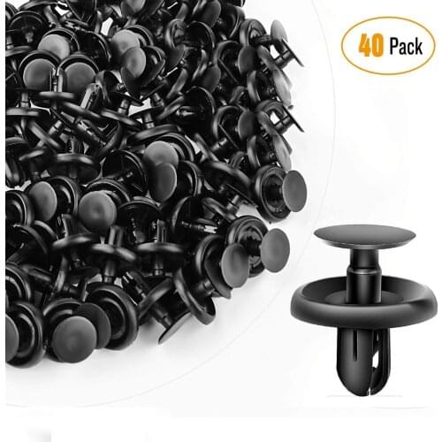 40pcs Engine Under Cover Push-Type Retainer Lexus & Toyota Clips 90467-07201 OEM Replacement Fasteners Clips for Push-in Style
