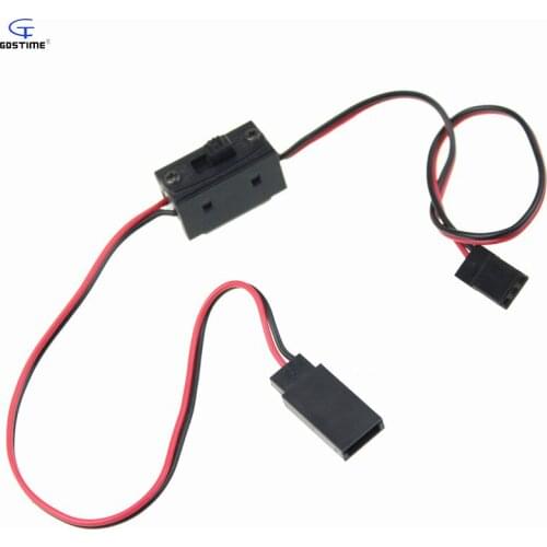 Gdstime 1pcs On / Off Switch Connector Plug JR Male to Female Cable For RC Li-po Battery