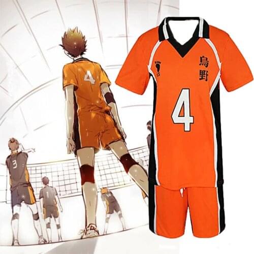 Anime Karasuno High School Volleyball Club Shyouyou Tobio Cosplay Costume Sportswear Jerseys Uniform