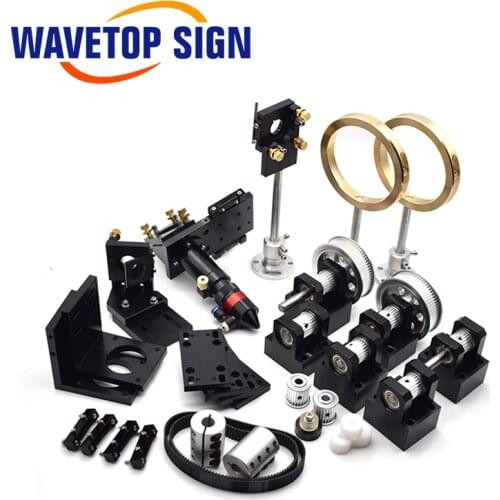 WaveTopSign CO2 Laser Metal Parts Transmission Laser head Set Mechanical Components for Co2 Laser Cutting and Engraving Machine