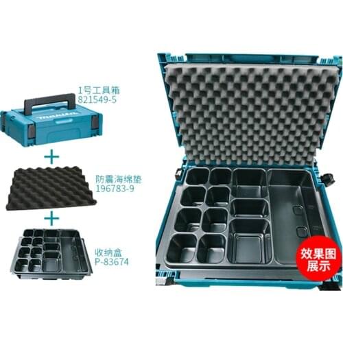 Makita MAKPAC Stacking Connector Tool Case TYPE 1 Suitcase P-83674