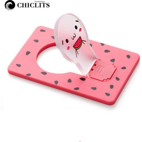 CHICLITS Cute Mini LED Card Night Light Portable Pocket Lighting Childrens Bedroom Bedside Desk Lamp Camping Christmas Kid Gift