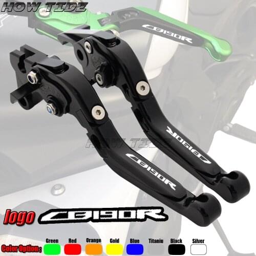 Motorcycle Folding Extendable CNC Moto Adjustable Clutch Brake Levers For Honda CB 190R CB190R CB 190 R 2015-2017 2016