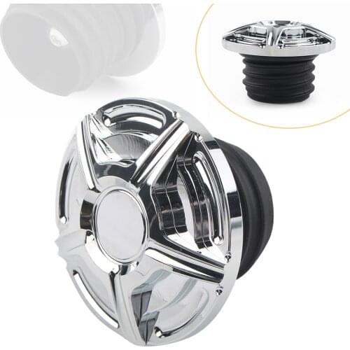 Motorbike Fuel Gas Tank Oil Cap For Harley Dyna Softail Road King Sportster XL 883 1200 CNC Aluminum