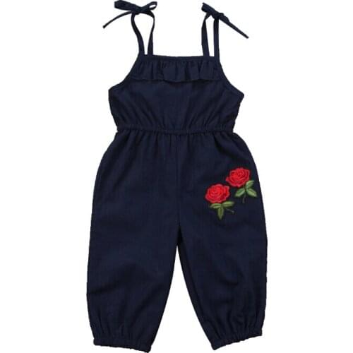 Newborn Kids Baby Girls Clothing Cotton Romper Sleeveless Summer Flower Cute Jumpsuit Outfits Girl New 1-6 T