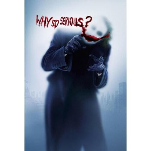 Why So Serious Giant Art Film Print Silk Poster Home Wall Decor 24x36inch