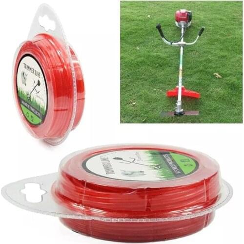 2.4mm 15m Mowing Machine Trimmer Line Nylon Garden Tool hedge Trimmer Ropes Weed Brush cutter Grass Trimmer Head Nylon Rope