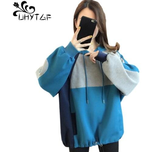 Женские длинные толстовки UHYTGF China At AliExpress
