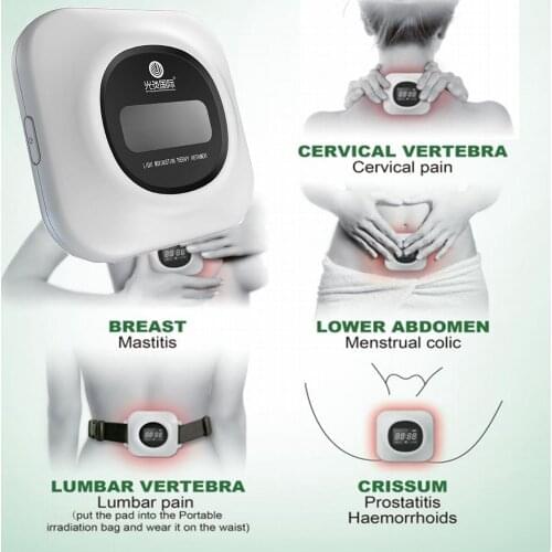 Origanal LASTEK Pain Relief Treatment Prostatitis Lower/Upper Back Neck Pain Sprains Cold Laser Therapy Device US
