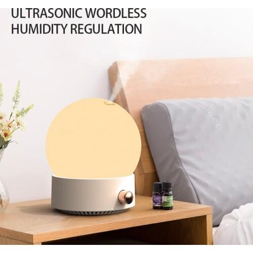 Home Humidification Night Light Moon Air Humidifier Essential Oil Diffuser LED Night Lamp USB Mist Humidificador Christma Gift