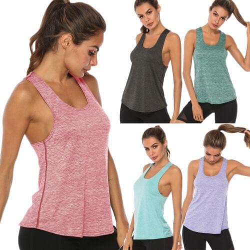 Women Breathable Top Gym Workout Fitness Tank Top Sexy Backless Sport T Shirt Women Running Shirt Sport Top