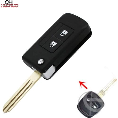 2 Buttons Modified Folding Remote Key Case Fob Shell For Subaru IMPREZA WRX OUTBACK FORESTER LEGACY