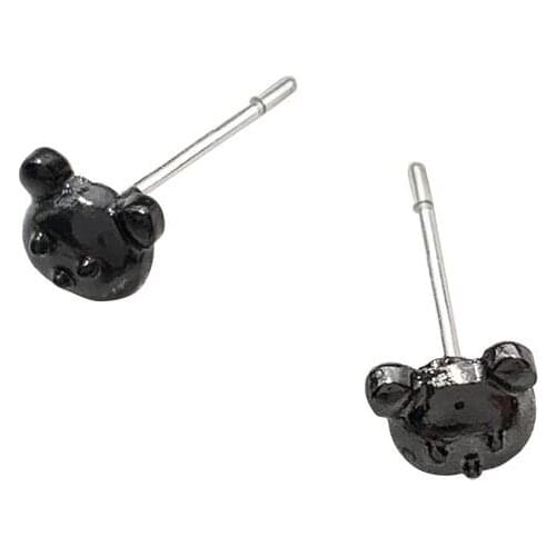20 pair /lot jewelry fashion jewelry metal alloy anime mini bear earrings for women