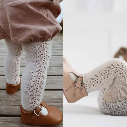 2020 Spanish Tights For Girls Hollow Toddler Pantyhose Baby Stockings Autumn Bottom Girl Clothing