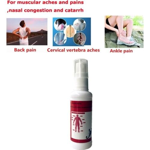 50ml Alleviate Pain Massage Essential Oils Analgesic Effect Warm Feeling Frozen Shoulder Exercise Injury Treatment Musk Spray
