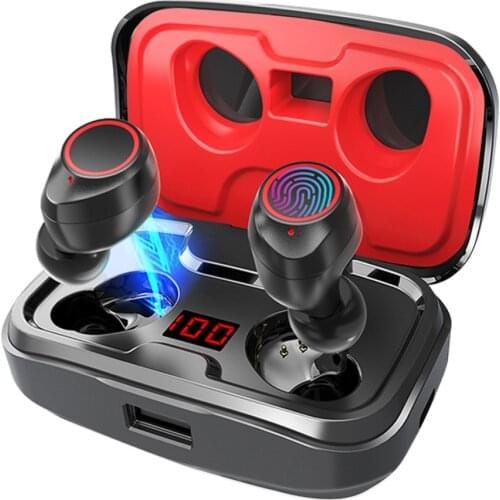 New X10 TWS Wireless Headsets V5.0 3500mAh Charging Box 9D Stereo Sports Waterproof Gaming Headphone With Microphone