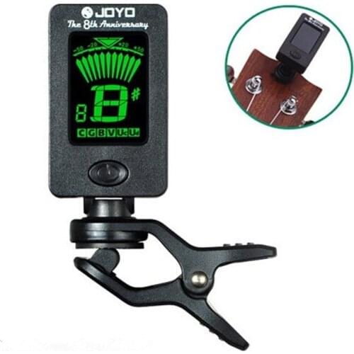 Joyo JT-01 Chromatic Clip-On Digital Tuner 360 Degree Rotatable Guitar Tuners Machines for Guitar Bass Violin Ukulele