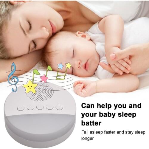 Baby White Noise Machine Timed Shutdown Sleep Machine Baby Sleep Music Sound Player Night Light Timer Noise Player Sleep help