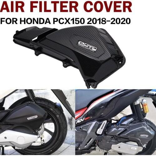 For Honda PCX150 ADV150 2019-2020 carbon fiber pattern motorcycle air filter cover filter element replacement housing cover