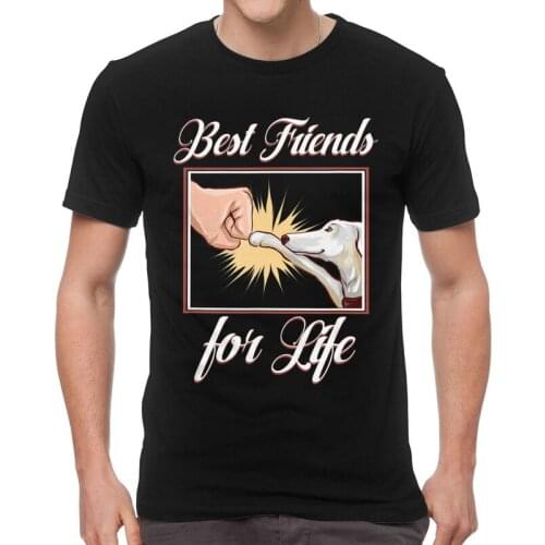 Greyhound T Shirt Men Short Sleeve Cotton T-shirt Whippet Sighthound Dog Lover Tee Harajuku Tshirts Gift