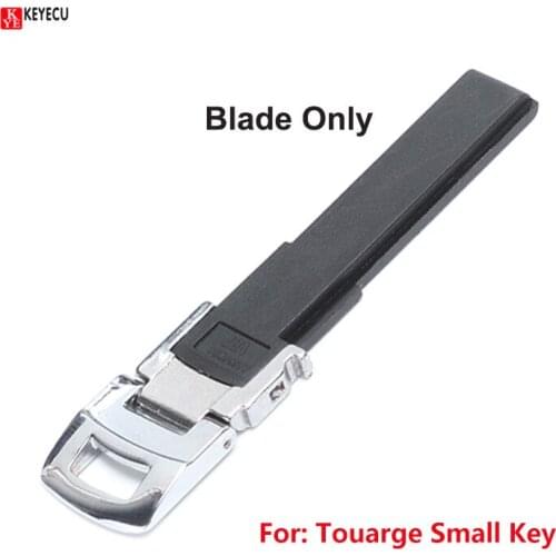 KEYECU New Replacement Small Insert Smart Remote Key Blade Fob for Volkswagen Touareg ,CC, Passat
