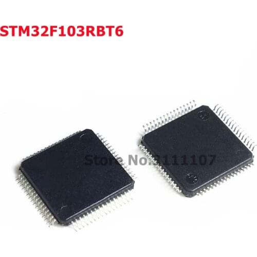 STM32F103RBT6 microcontroller CORTEX M3 128K flash memory LQFP64