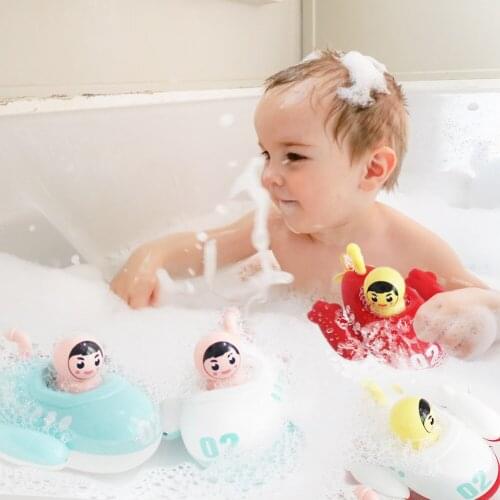 Cute Baby Bath Submarine Toys Fun Water Game Clockwork Bathroom Accessories for Kids Boys Girls Gifts Education Toys