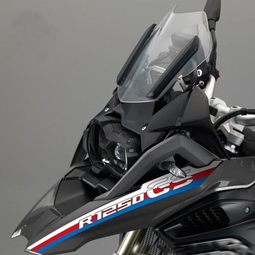 Motorcycle windshield handguard headlight turn signal front beak flower sticker for BMW R1250GS 2017 from 2018 to 2019