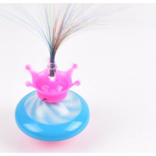 New fiber optic electric flash music gyro Drift Gyro luminescent toy Factory Direct Sales