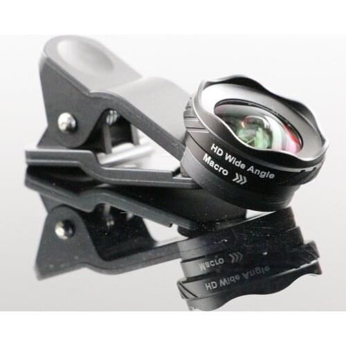 PAIAIP 2nd Gen. HD Camera Lens 4K Ultra Wide angle Lens + Macro for Iphone 8 XR 7 6s 6 plus Samsung S8 S7 Edge Smartphone