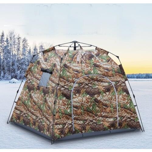 Heighten 1.7 Meters Thick Ice Fishing Tent! Professional Thick Cotton Warm Winter Fully Automatic Fishing Tent