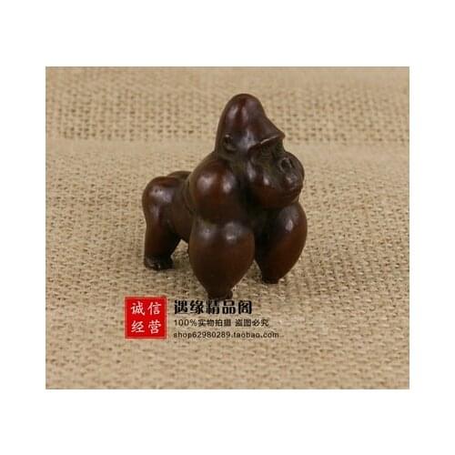 Make old solid copper (ape. gorilla) knickknacks in imitation of the ancients