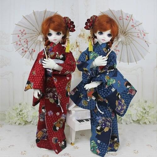 1/6 1/4 1/3 scale BJD clothes accessories ancient costume Japanese kimono yukata for BJD/SD YOSD MSD SD13 doll accessories C0376
