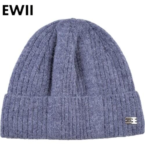 Wool Winter Hat For Men Beanies Caps Slouchy Knitted Beanie Hats Gorro invierno Women Skullies Men Thick Warm Cap Bonnet