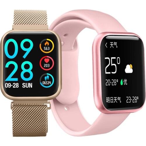 P80 Smart Watch Relogio Inteligente Heart Rate Monitor Waterproof Call Reminder Sport Men Women Smartwatch Fitness Dropshipping