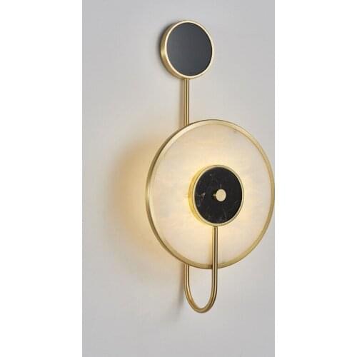 Light gooseneck crystal rope dining room corridor living room cabecero de cama luminaria de parede wall lamp