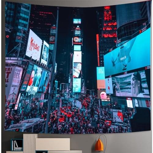 Tokyo City Anime Japanese Street Printed Bedroom Home Decoration Bohemian hippie wall background Tapestry wall hanging