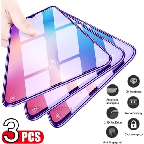 3PCS Full Cover Protective Tempered Glass for XiaoMi Mi 9 9T Pro 9 Lite SE 8 A1 A2 A3 Mi 6 Mi A3 MiA3 Mi9 Mi9T Screen Protector