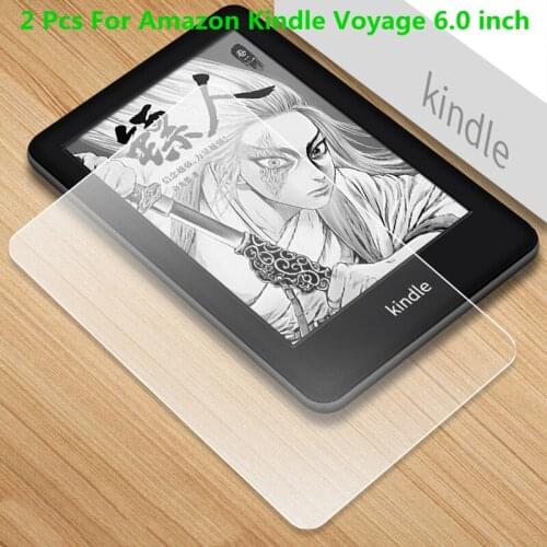 2 Pcs Tempered Glass For Amazon Kindle Voyage 6.0 inch Taclet Screen Protector For Kindle Voyage 6.0 Protective Film